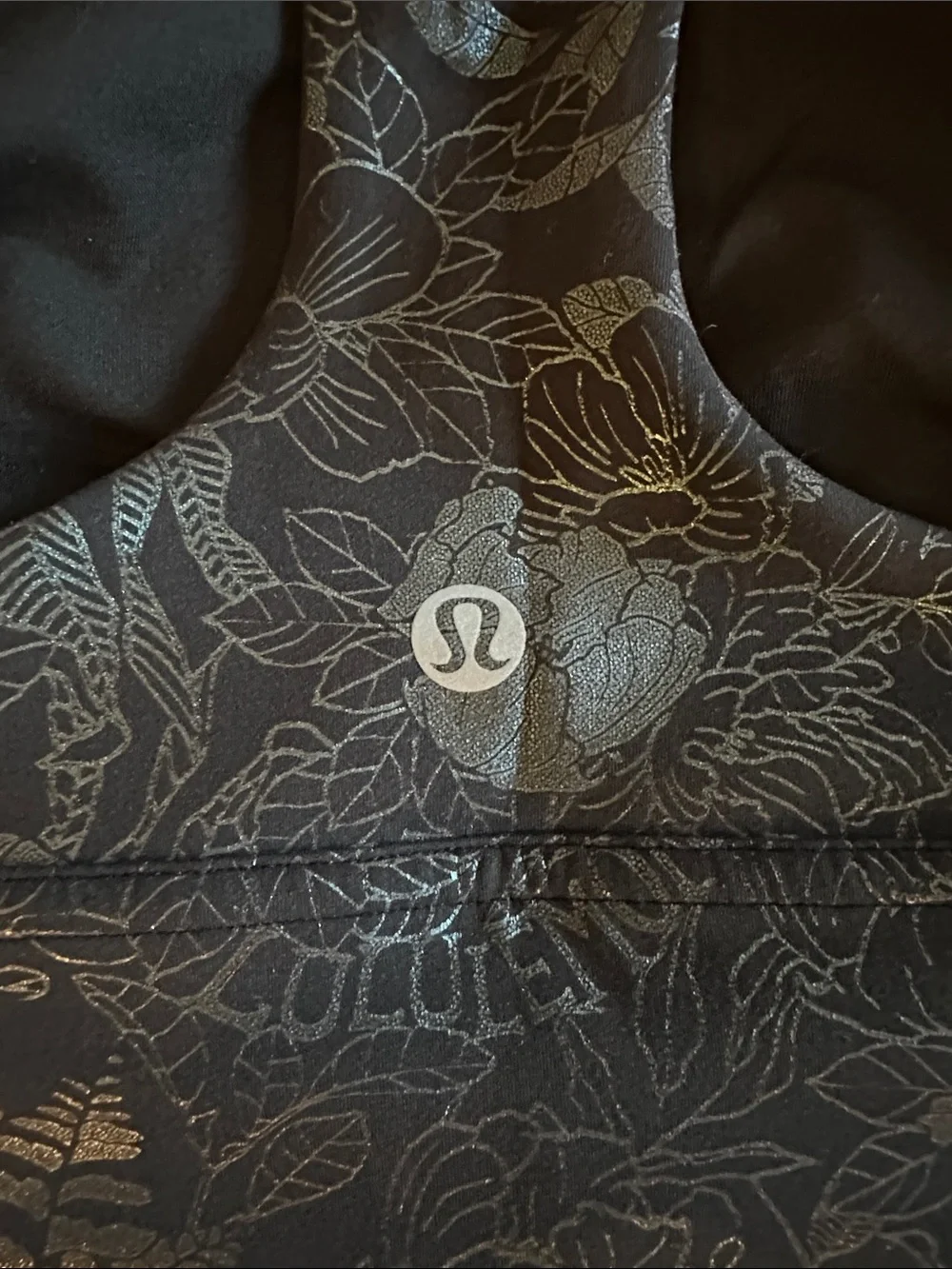 lululemon athletica black floral
